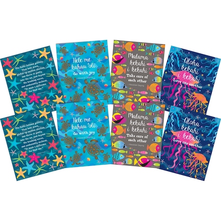 Barker Creek Take Care of Each Other Art Prints Set, Kai Ola Collection, 8/Set 4183